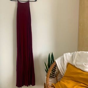 Burgundy Maxi Dress